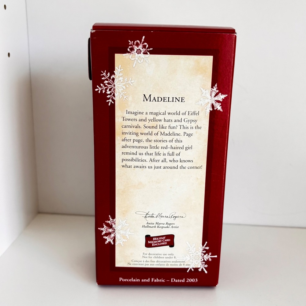 Hallmark Madeline Christmas Ornament Vintage 2000s Box - Picture 11 of 13